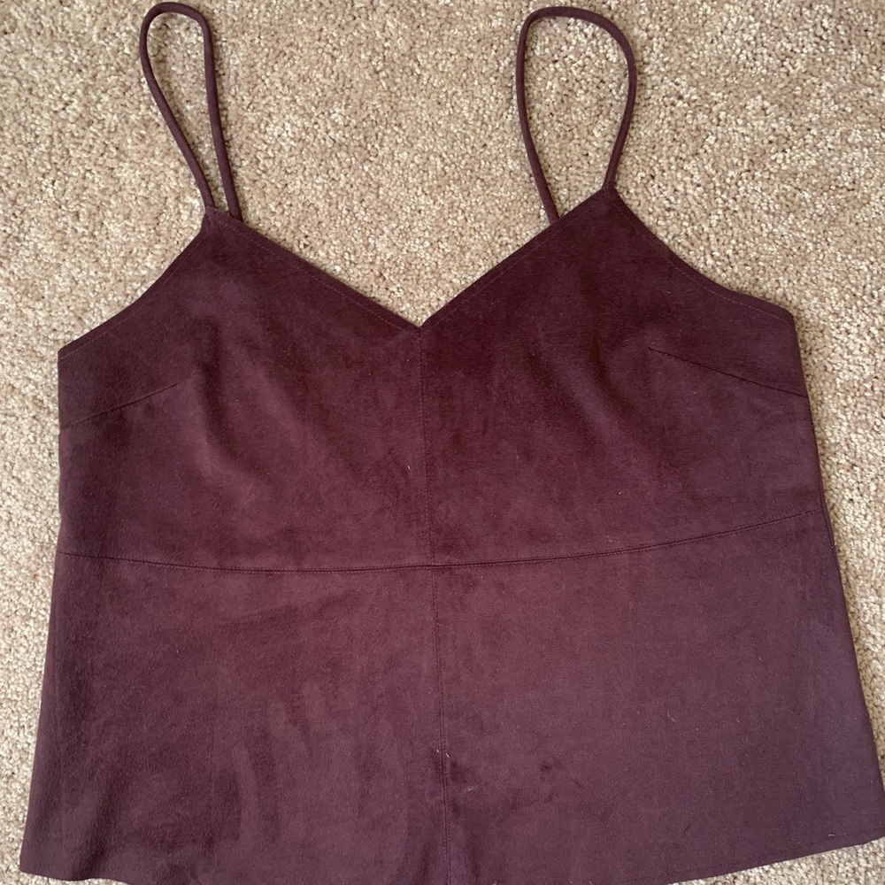 Suede tank!